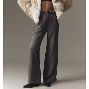 Anthropologie Maeve Shimmered Wide-Leg Trousers 14